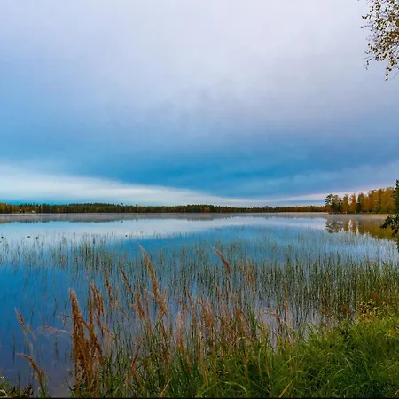 別荘 Laehderinne - 2 Bedroom Log Cabin, Private Beach, Wifi & Sauna *