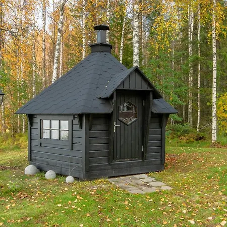 Dom wakacyjny Laehderinne - 2 Bedroom Log Cabin, Private Beach, Wifi & Sauna