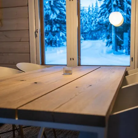 別荘 Laehderinne - 2 Bedroom Log Cabin, Private Beach, Wifi & Sauna