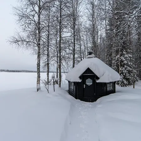 Dom wakacyjny Laehderinne - 2 Bedroom Log Cabin, Private Beach, Wifi & Sauna