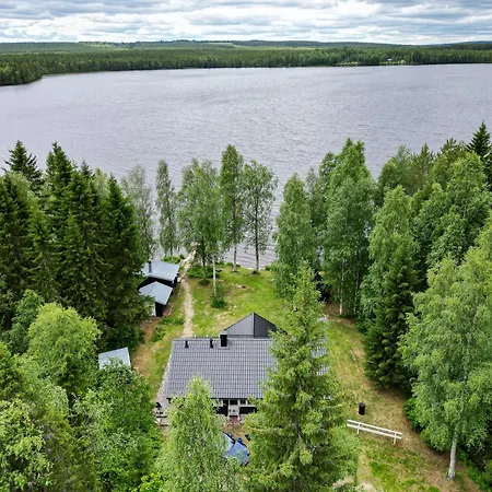 Dom wakacyjny Laehderinne - 2 Bedroom Log Cabin, Private Beach, Wifi & Sauna