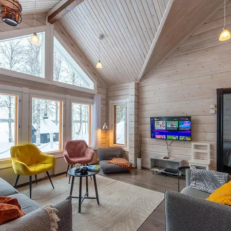 Laehderinne - 2 Bedroom Log Cabin, Private Beach, Wifi & Sauna