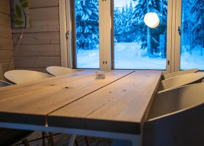 Дом отдыха Laehderinne - 2 Bedroom Log Cabin, Private Beach, Wifi & Sauna