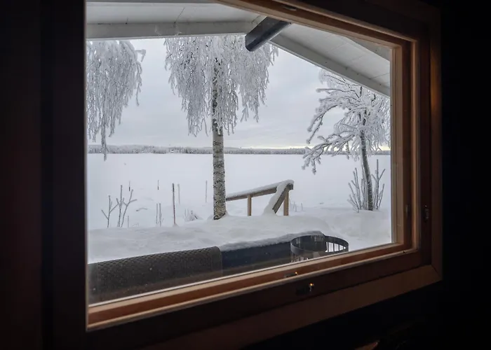 Laehderinne - 2 Bedroom Log Cabin, Private Beach, Wifi & Sauna Casa vacanze *